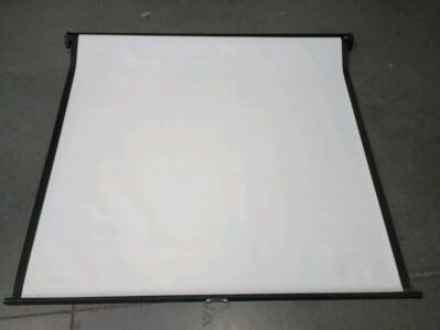 Quartet Pull Down Projector Screen 57" Wide And 60" Long