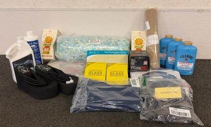 BRAND NEW PRODUCTS!! (1) BOXIN 5lbs Shredded Memory Foam Filling for Bean Bag Filler, (1) Box Of Vinyl Examination Gloves In Size Medium, (2) JETech Screen Protector for Nothing Phone 3a / 3a Pro, Tempered Glass Film, And So Much More!!