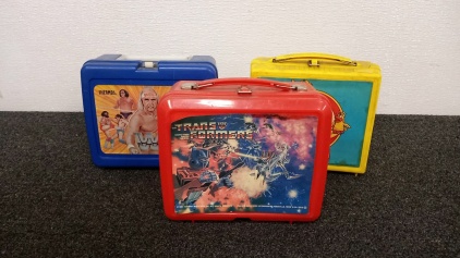 (3) Vintage Lunch Boxes