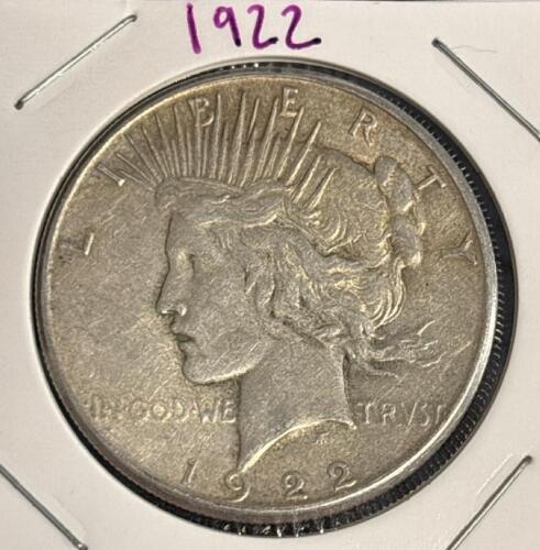 1922 Liberty Peace Silver Dollar Coin