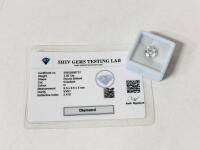 3.05 Carat Round Brilliant Diamond, D Color, VVS1 Clarity, Certified