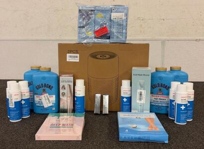 BRAND NEW PRODUCTS!! Including (2) Air Purifiers, (1) Vogcrest Eyebrow Trimmer And Facial Hair Remover, (1) Hydrating Foot Mask, And So Much More!!