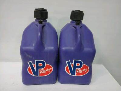 (2) VP Racing Fuels Blue 5.5-Gallon Motorsport Container Utility Jug
