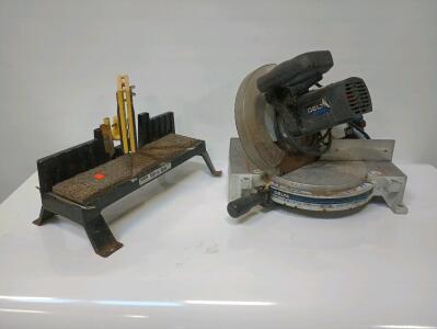 Delta 10" Compound Miter Saw, Stanley Miter Box