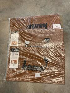 (3) Ninamar Natural Coir Door Mats (29.5x 17.5)