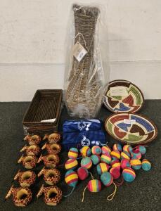 Rwandan Handcrafted Basket Set with Certificate, Full Circle Exchange & More Handcrafted Goods