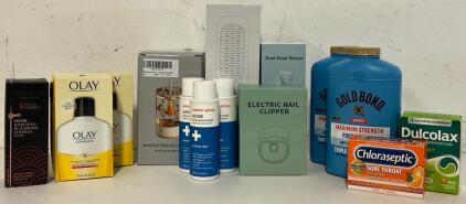 Self Care Items Including Brush Hair Straightener, Dual-Head Electric Shaver, Makeup Brush Cleaner, Electric Nail Clipper & More