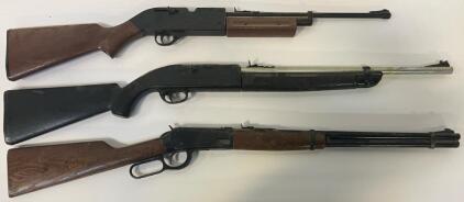 Crosman 760 Pumpmaster Air Rifle, Remington AirMaster 77 Air Rifle & Daisy Air Rifle, .177 Caliber