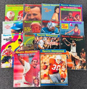 Vintage Sports Illustrated Magazines Collection - Various Issues and Features