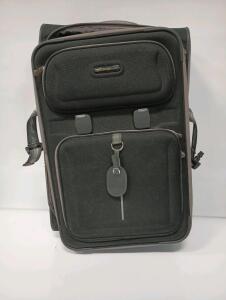 Eddie Bauer Black Suitcase With Wheels 29" x 17" x 11"