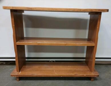 3 Tier Solid Wood Book Shelf