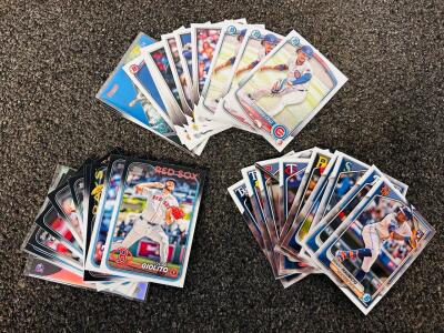 Collection Of Baseball Cards: Rojas, Barlow, Jax, Soto, Cruz and More