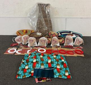 Handmade Artisan Crafts Bundle - Full Circle Exchange, Heart of Haiti, Rwanda Path to Peace