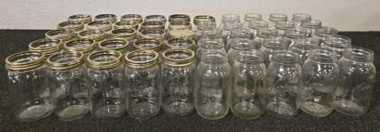 (50) Large Mason Jars
