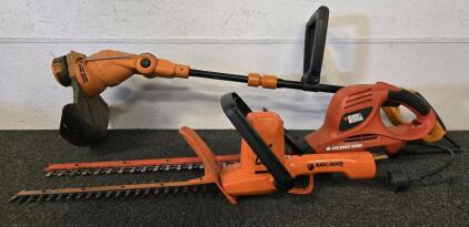 (2) Hedge Trimmers & Weed Wacker