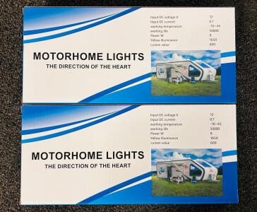 (5) Boxes Of Motohome Lights