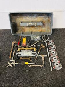 Tool Organizer With Variety Of Tools and Faucet Hardware