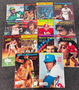 Vintage Sports Illustrated Magazines Collection with Iconic 1970s Covers