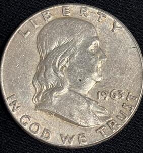 1963 Franklin Library Half Dollar Coin