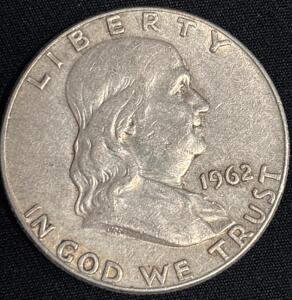 1962 Franklin Library Half Dollar Coin
