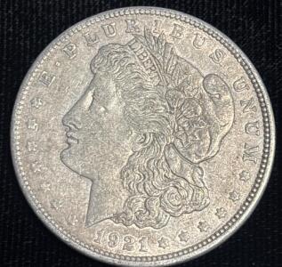 1921-D Morgan Silver Dollar Coin