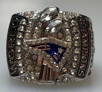 2003 New England Patriots Tom Brady Super Bowl Championship Ring (Size 11) Replica