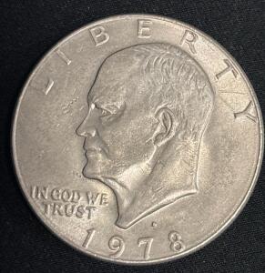 1978 Eisenhower One Dollar Coin