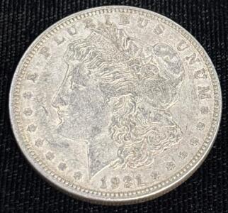 1921-D Morgan Silver Dollar Coin