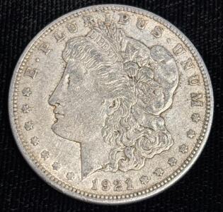 1921-D Morgan Silver Dollar Coin