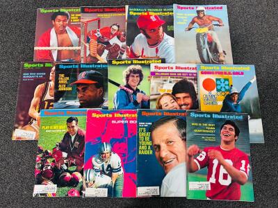 Vintage Sports Illustrated Magazines Collection with Iconic 1970s Covers