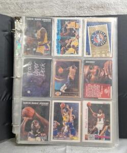 (1) Binder Of Assorted Basketball Trading Cards, Including HOFs, Rookies & Stars