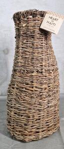 (1) Wicker Basket / Vase 20" Tall