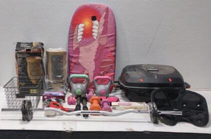Lasco Portable Heater, Propane BBQ, Weights, And More.