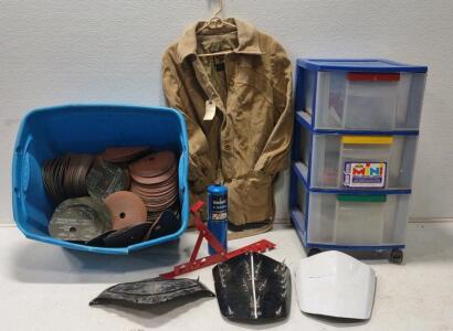 Electric Sander Pads, Soft Leather Jacket, And More.