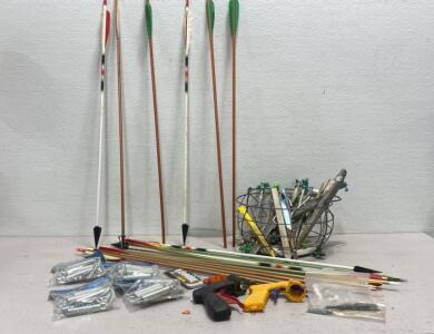 Arrows (17) / New Tire Chain Spring Tightners (4) / Stakes