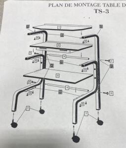 New Unassembled Service Table