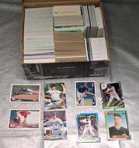 (1) Box Of Assorted Baseball Trading Cards, Including HOFs, Rookies & Stars