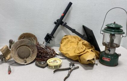 Coleman Lantern / Leather Goods