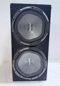 Sony Xplod Car Subwoofer Box, 1200W, Dual 12" Subs, Black