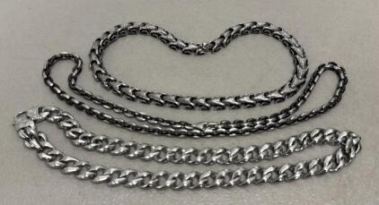 Sterling Silver Chain Necklace, Multiple Designs, 18-24 Inches