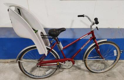 (Red) 26" Huffy Main Street Coaster Bike