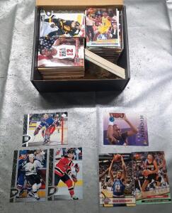 (1) Box Of Assorted Mixed Sports Trading Cards Including, HOFs, Rookies & Stars