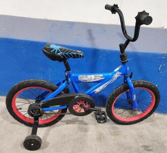 (Blue) 18" Huffy Spiderman Childrens Bike