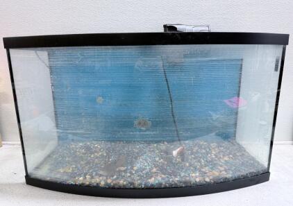 Aqueon Bow Front Aquarium, 36 Gallons, Includes QuietFlow Filter