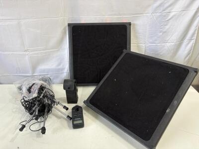 RadioShack Sound Level Meter Cat. No. 33-2055 with Accessories & Plastic Stands & Lighting