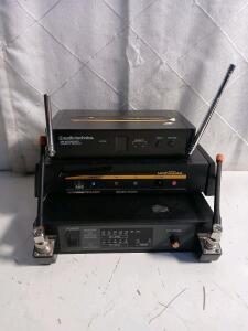 Audio-Technica ATW-R14 & ATW-R700, AKG SR40 UHF Wireless Receiver Set