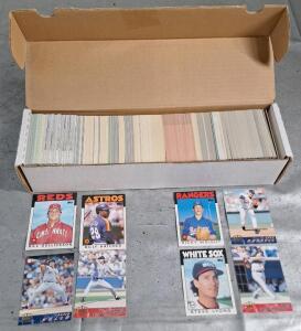 (1) Box Of Assorted Baseball Trading Cards, Including HOFs, Rookies & Stars