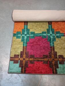 10' x 8' Area Rug With Geometric Pattern