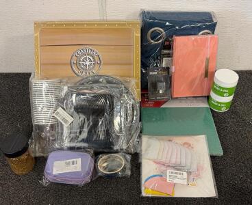 BRAND NEW PRODUCTS!! Including (1) Mermaid Gift Set, (1) Set Of Jin Chan Curtain Panels, (1) Daily Planner, And More!!