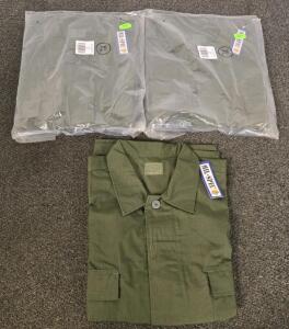 (6) XL Mil-Spec Military BDU Jackets